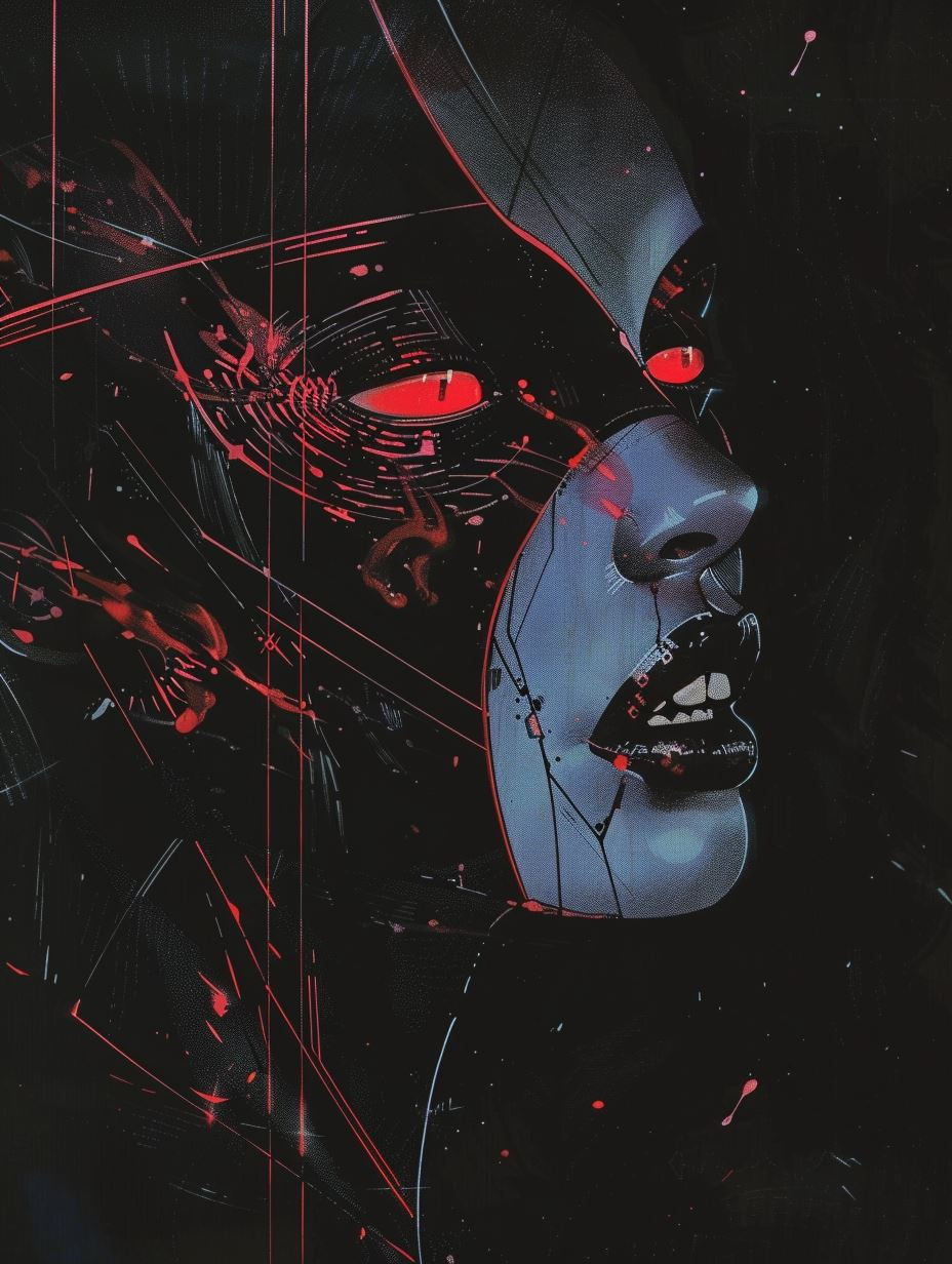 Crimson Tears Dark Surrealism