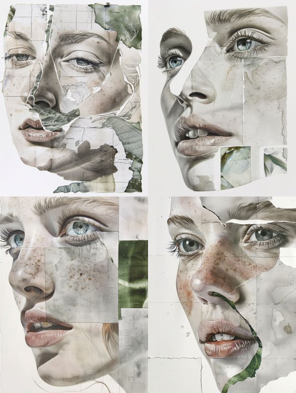 Fragmented Soul Collage