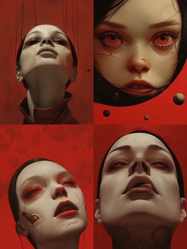 Crimson Echoes of Silence