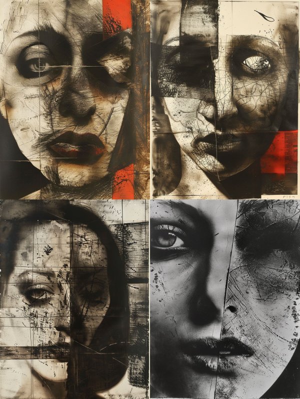 Fragmented Soul Portrait