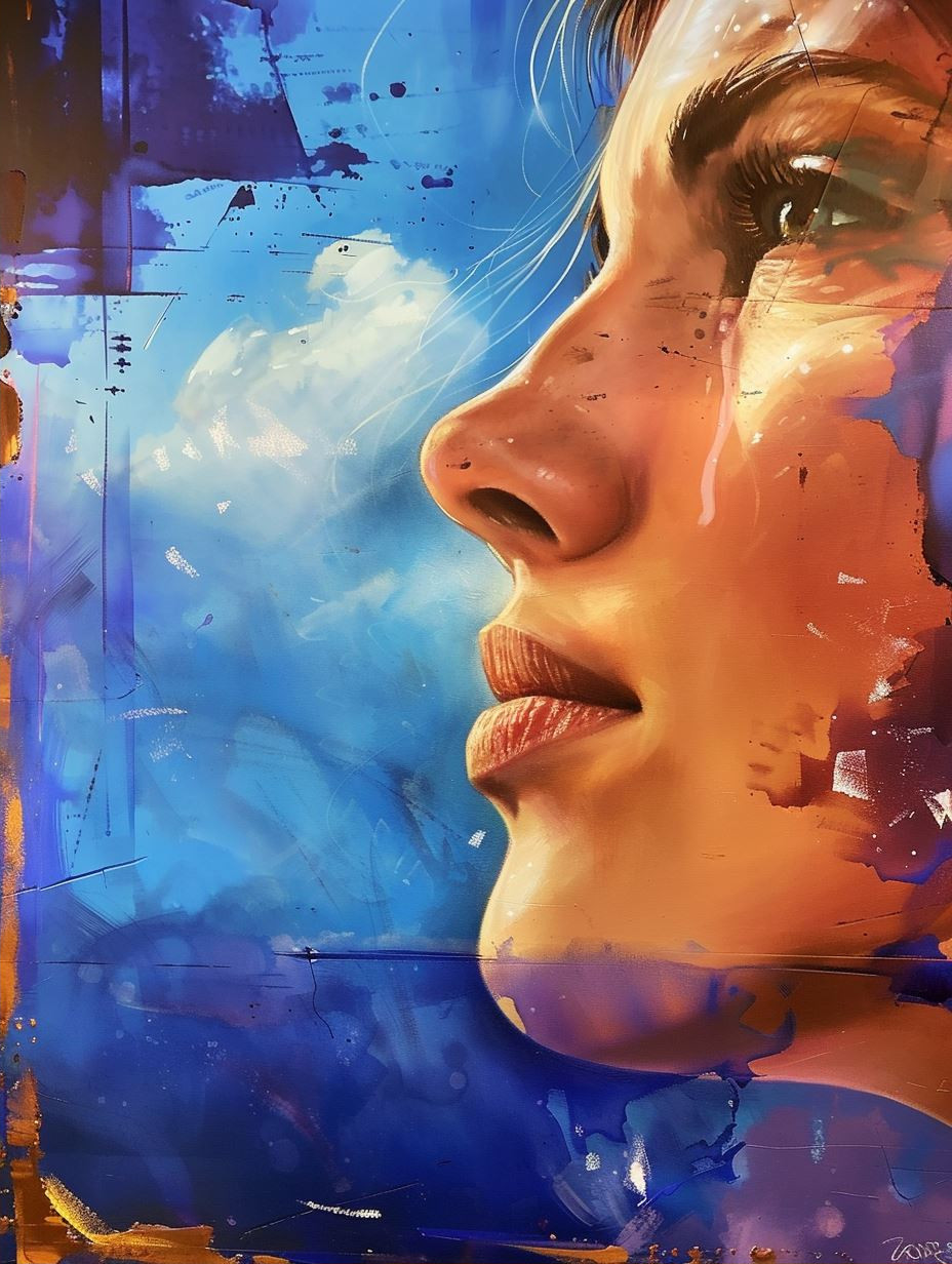 Fragmented Gaze of Golden Light