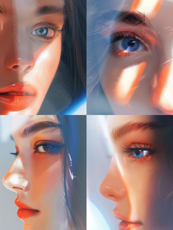 Luminous Ethereal Gaze
