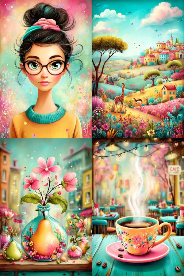Pastel Dream Portrait