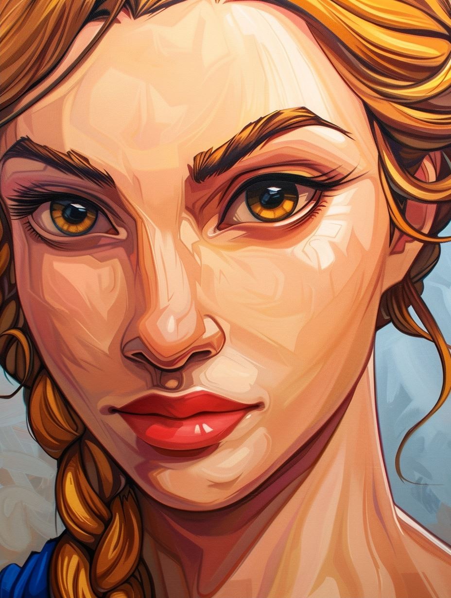 Azure Flame Gaze