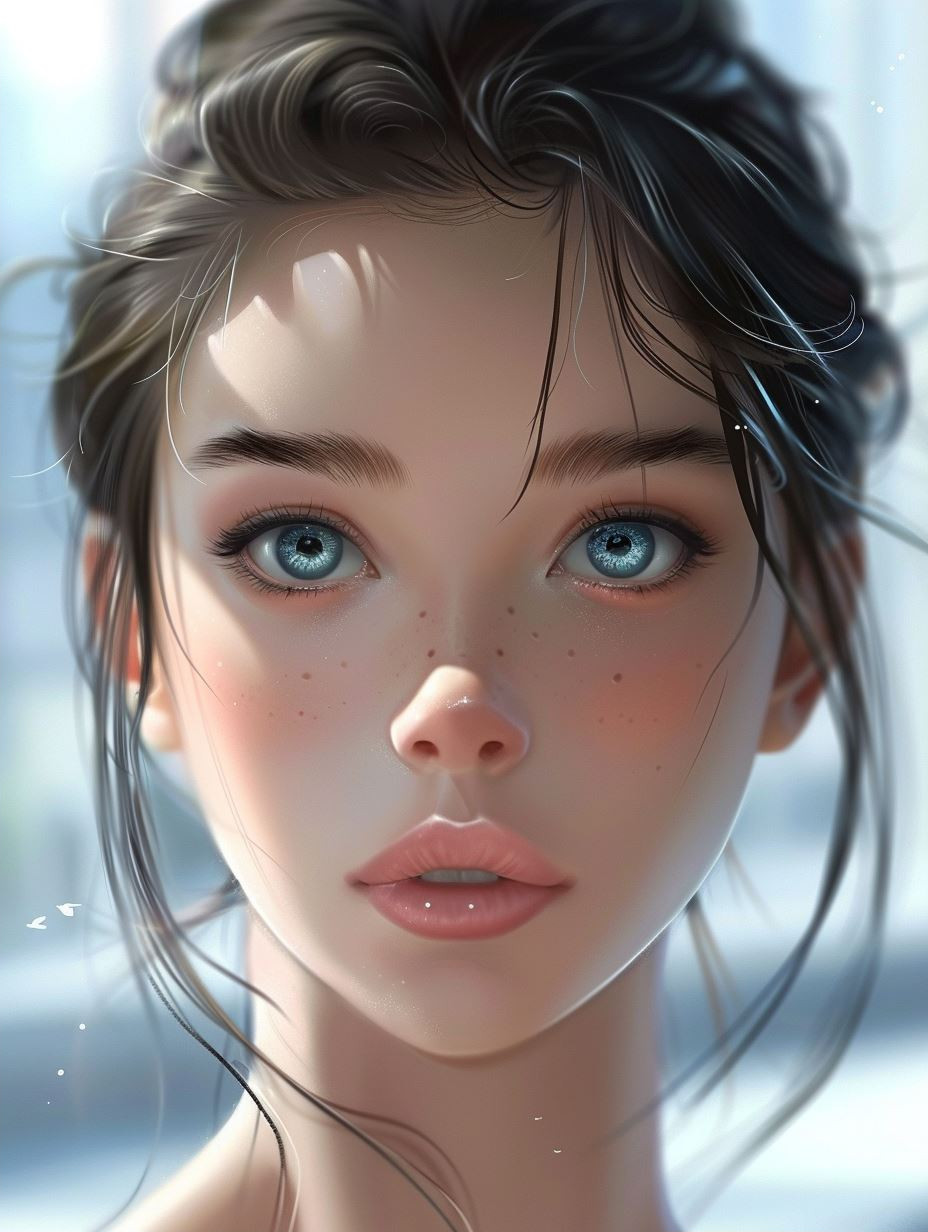 Ethereal Glow Portrait Study