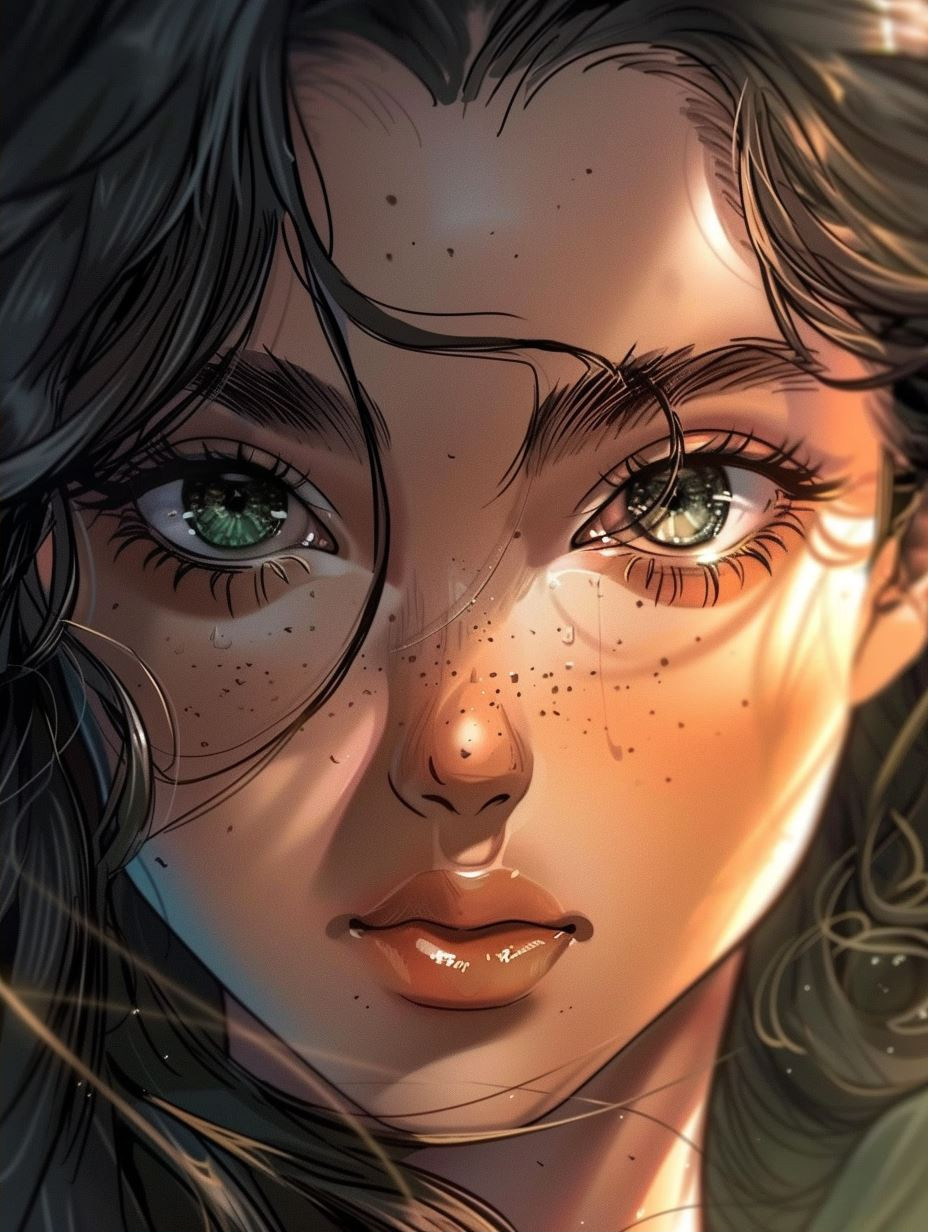 Ember Gaze Portrait