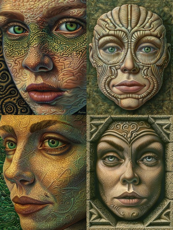 Organic Bio-Mechanical Human Texture