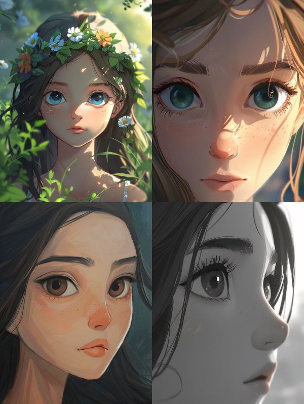 Floral Dream Ethereal Portrait