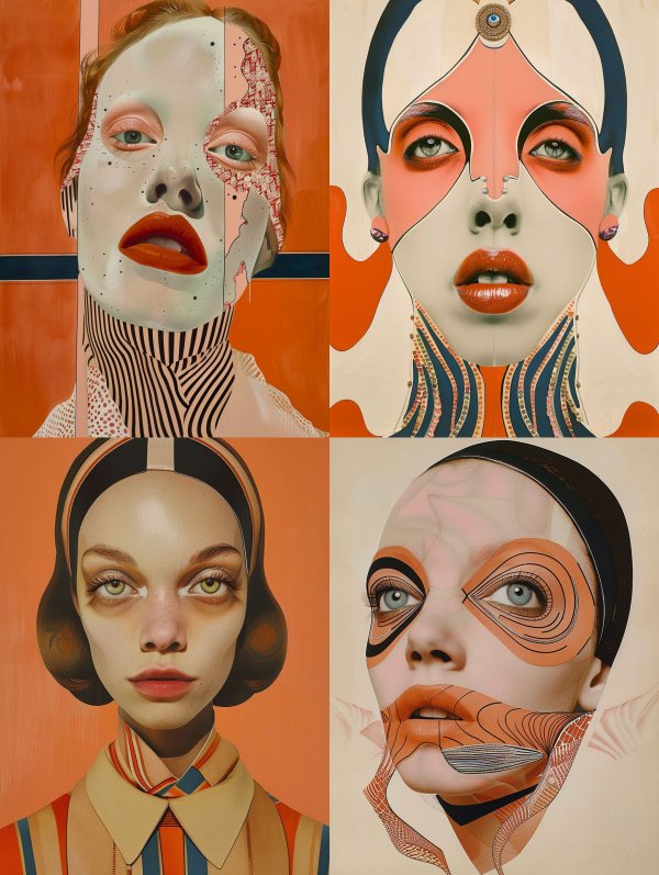 Fragmented Surrealist Muse