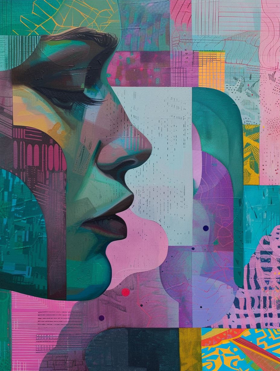 Prismatic Fragment Portrait