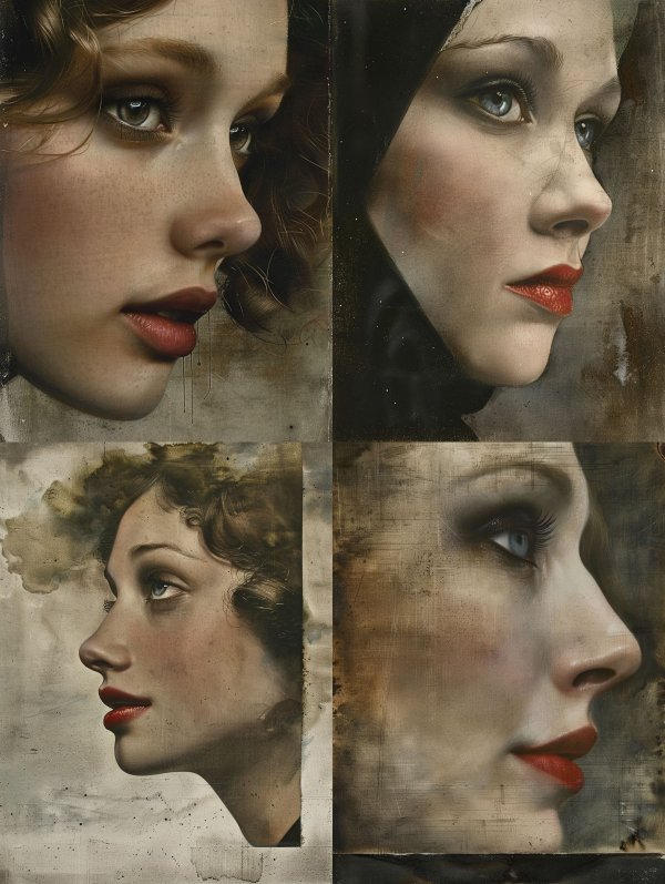 Vintage Ethereal Portrait Study