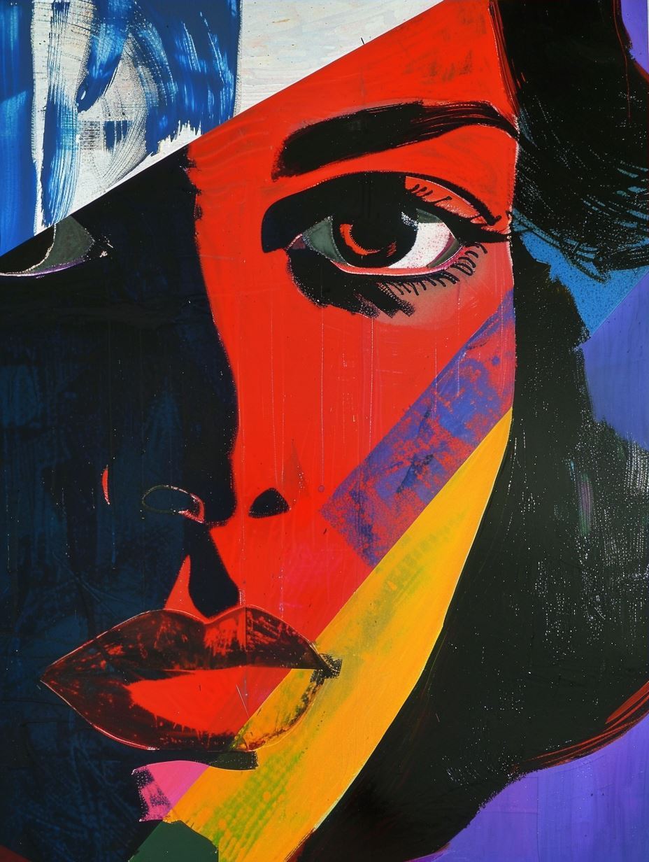 Fragmented Prism Portrait Study