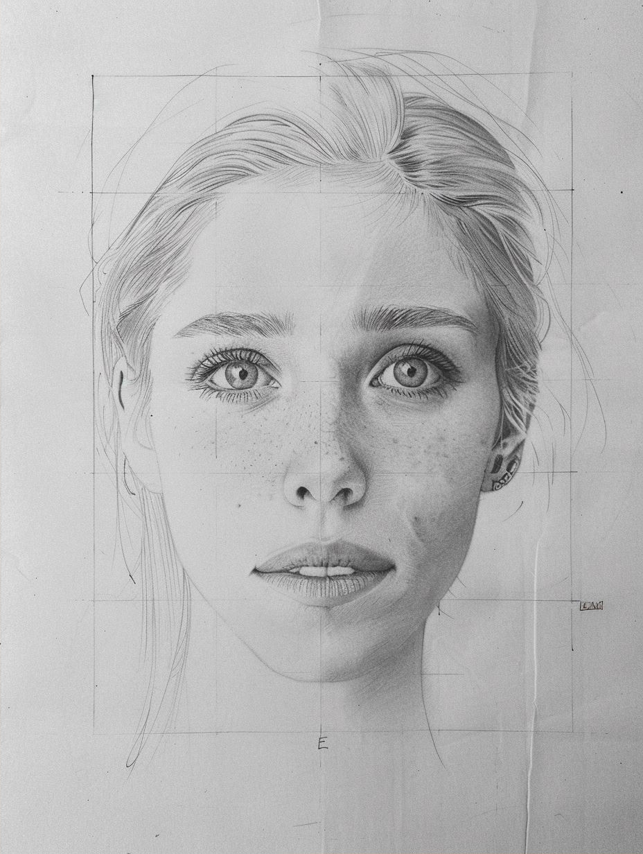 Pencil Portrait Study - Image 2