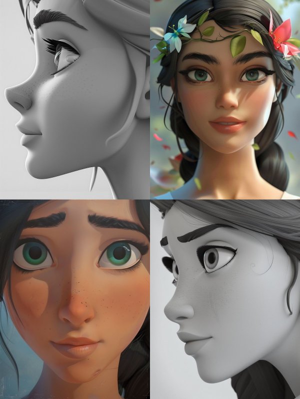 Monochrome Digital Sculpt
