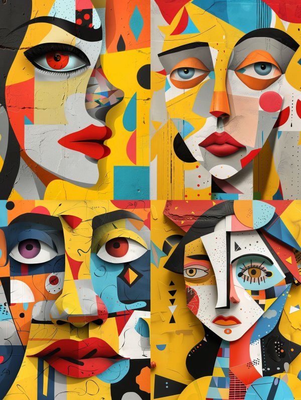 Abstract Prism Portrait