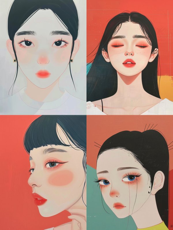 Ethereal Pastel Portrait