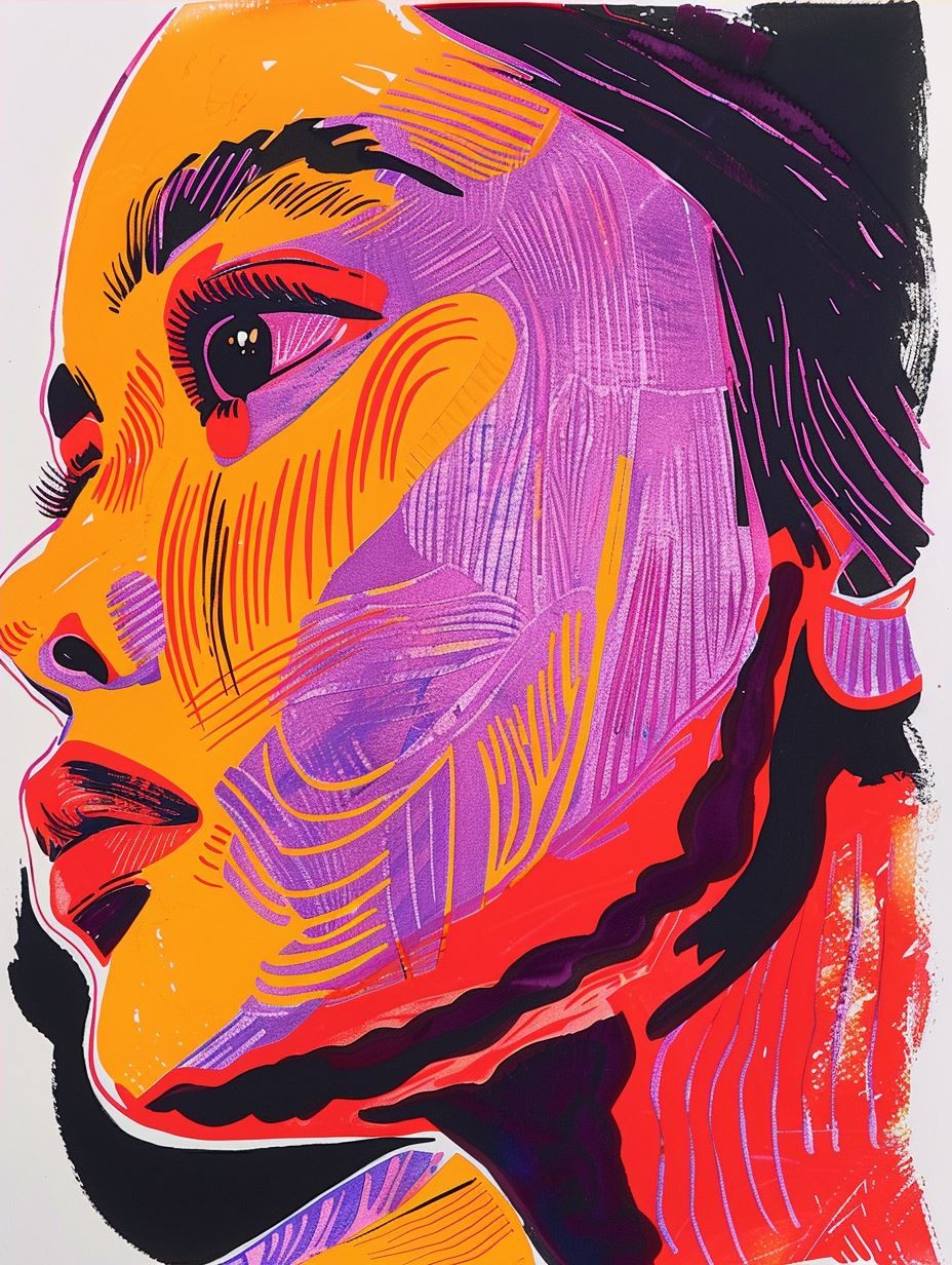 Neon Pop Portrait