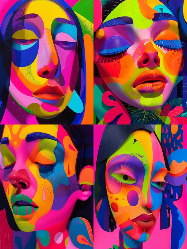 Prismatic Soul Portrait
