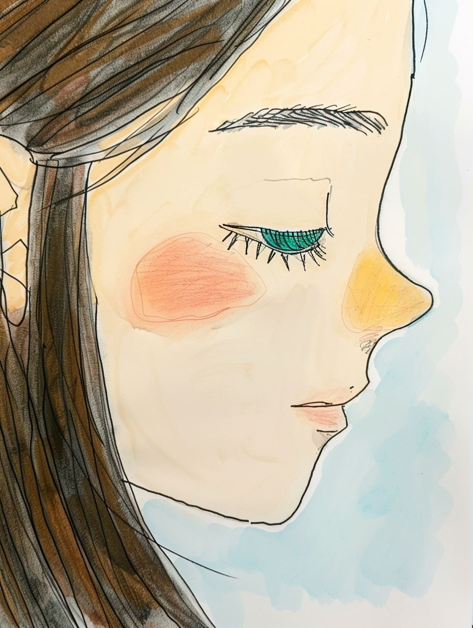Soft Pastel Dreamy Portrait - Image 1