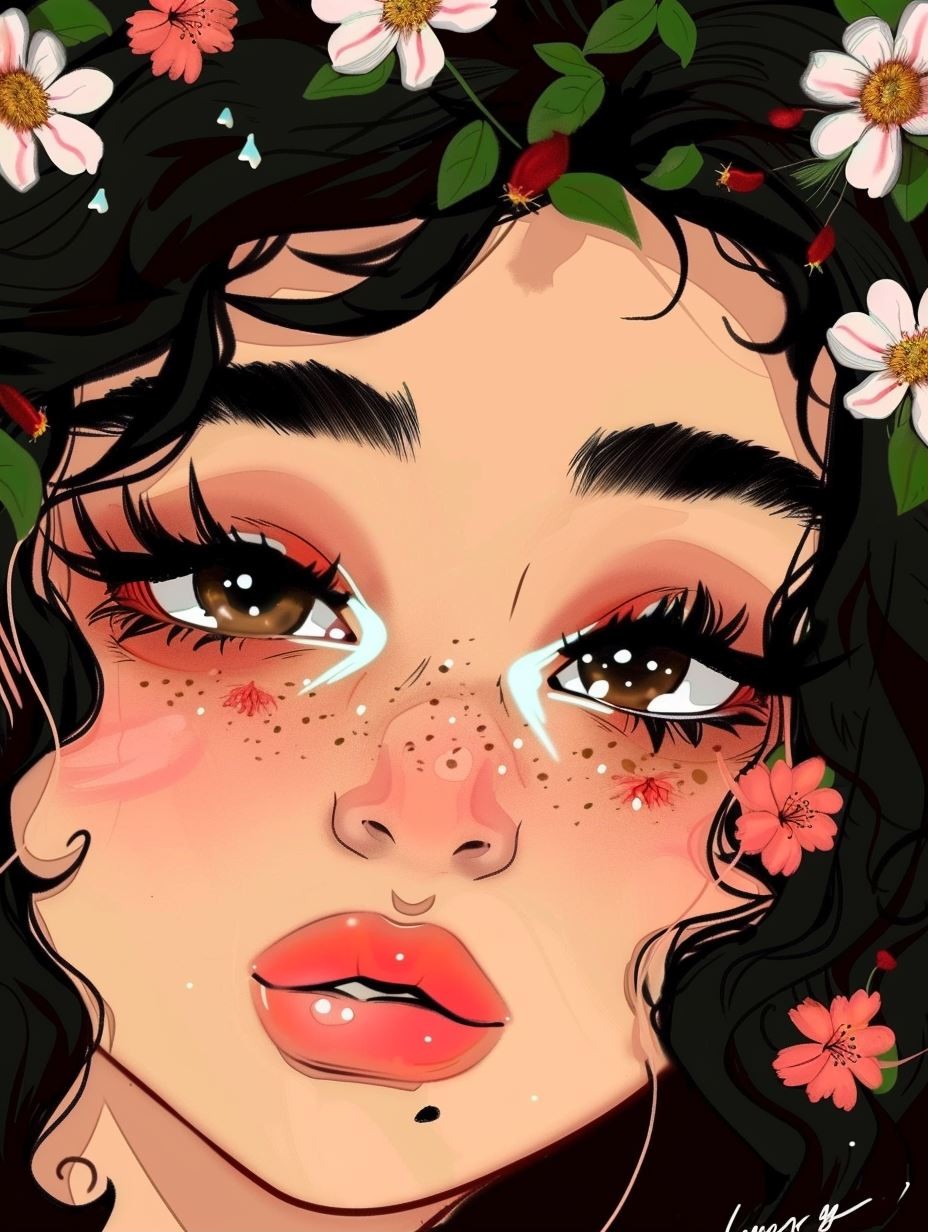 Floral Dream Portrait 3