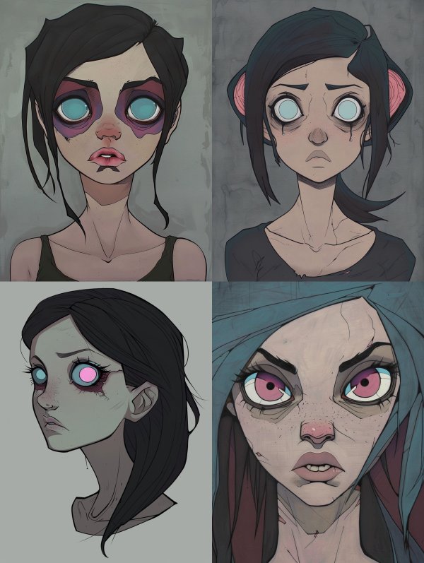 Haunting Ethereal Portrait Studies