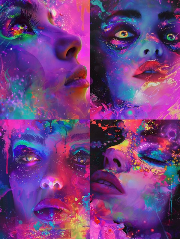 Cosmic Neon Dream
