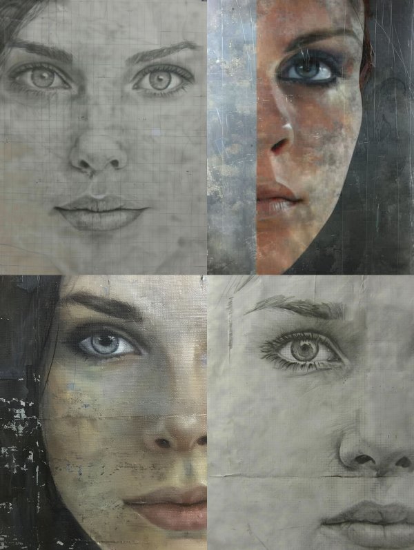 Graph Paper Portrait