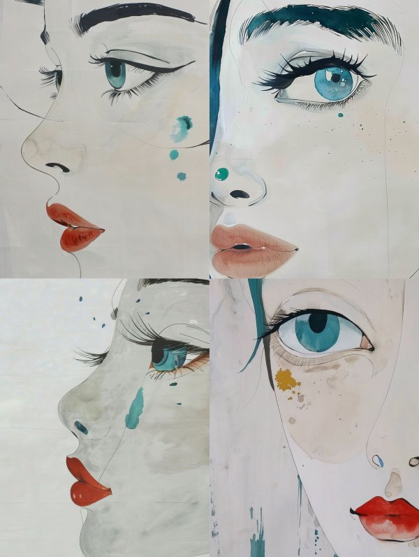 Minimalist Ink Fashion Illustration
