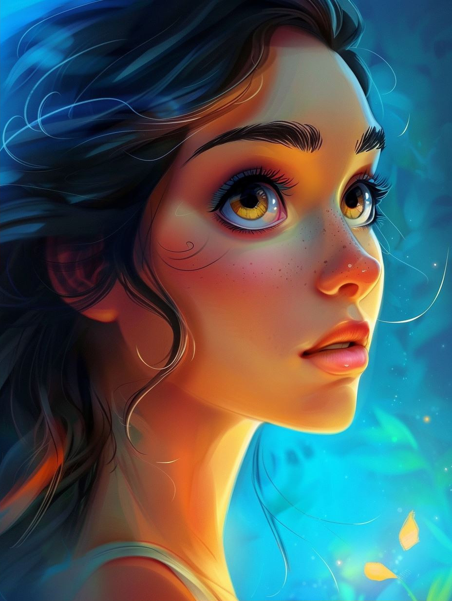 Ethereal Glow of Starlit Dreams