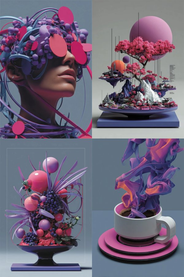Neon Neural Bloom