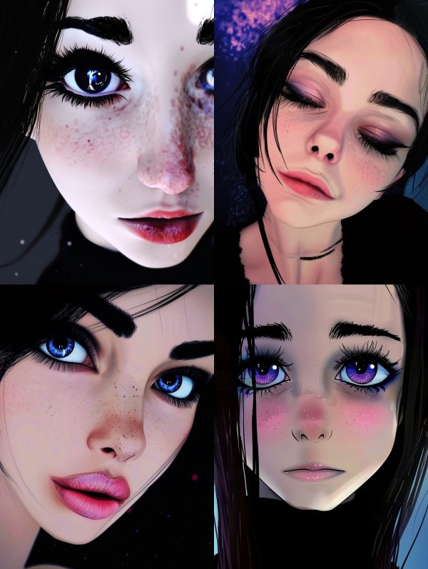 Hyper-Realistic Ethereal Digital Portrait