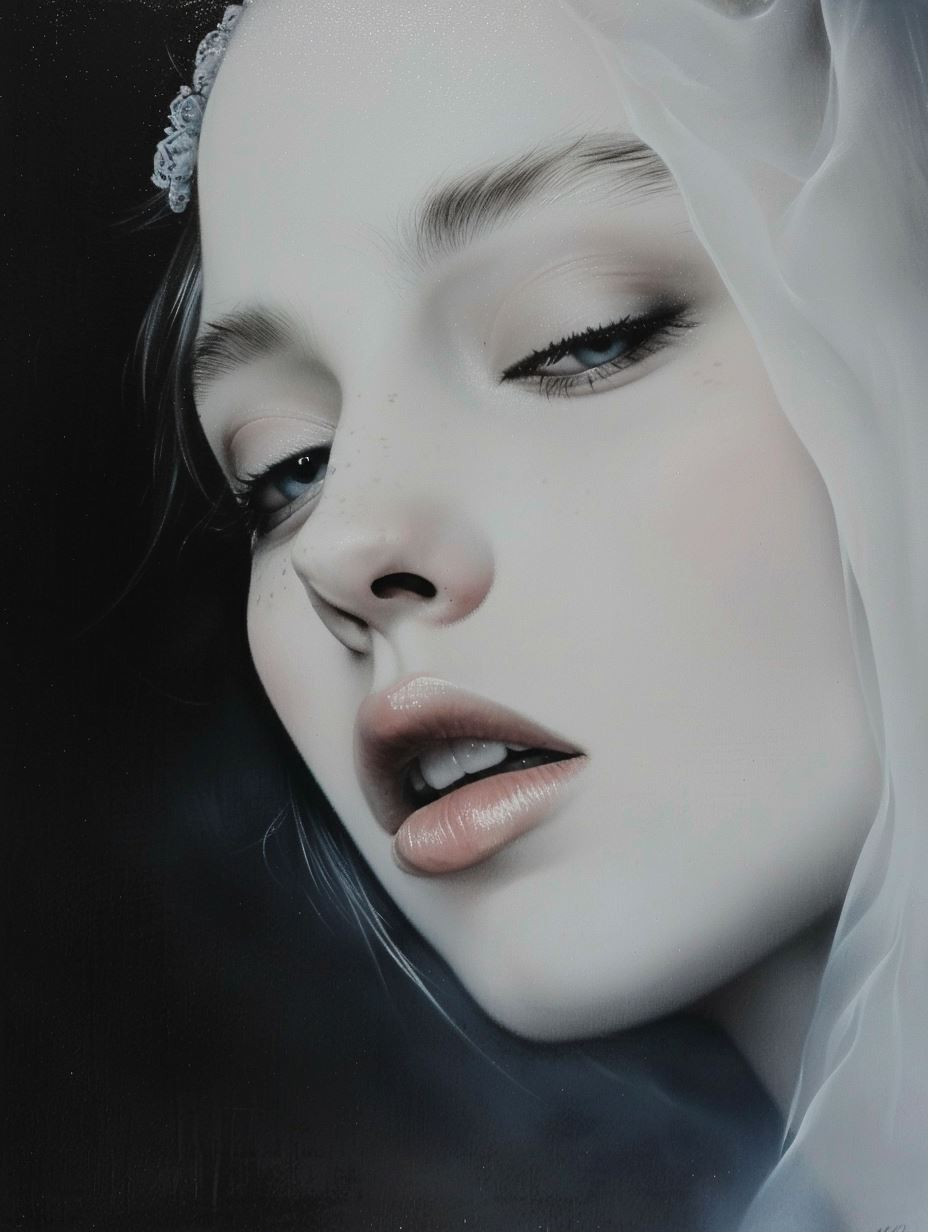 Ethereal Veiled Gaze - Image 1