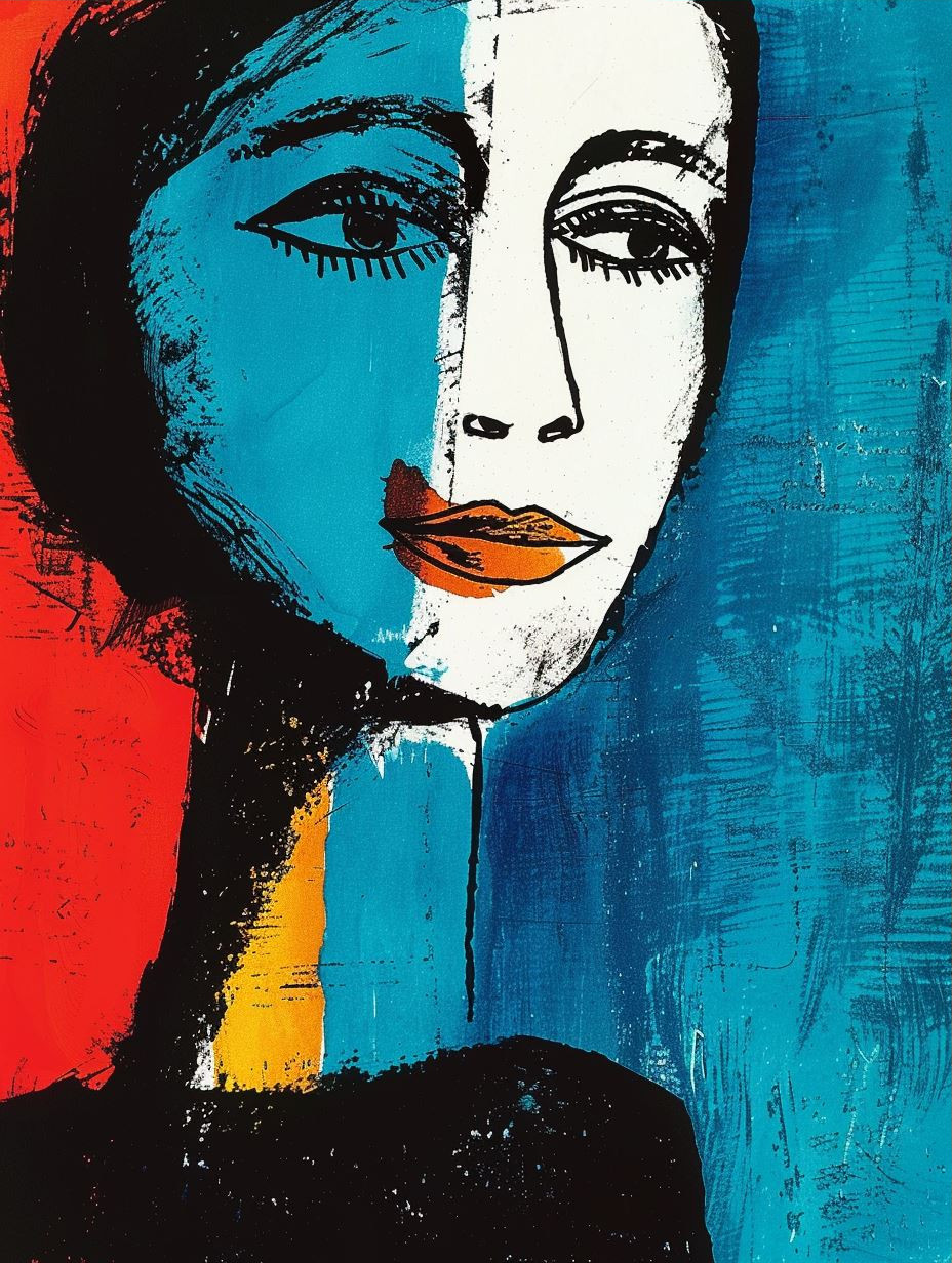 Modernist Melancholy in Bold Contrast - Image 3
