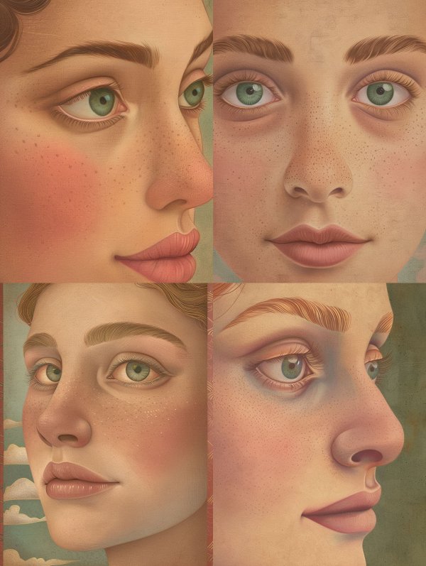 Vintage Canvas Portrait