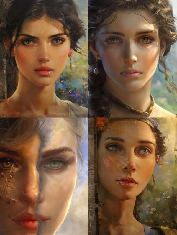Ethereal Oil Portrait