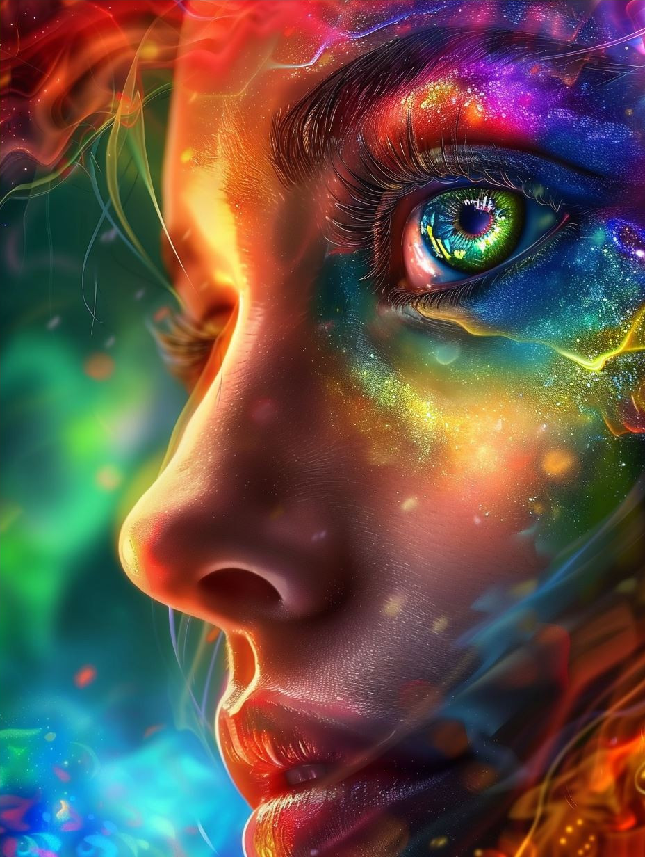 Ethereal Nature Spirit Portrait