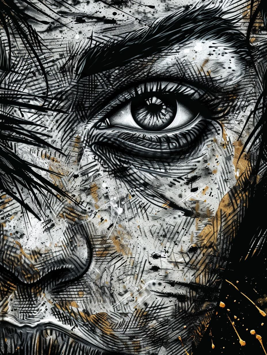 Gilded Decay Portrait Study