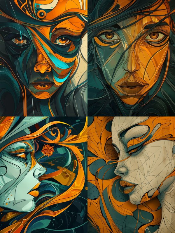 Abstract Fluidity of Human Emotion