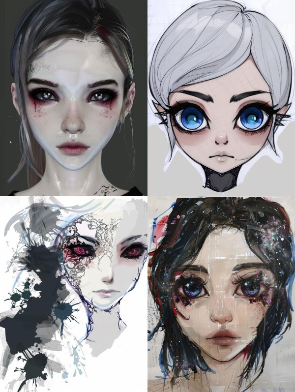 Haunting Ethereal Gothic Portrait