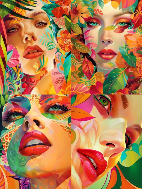 Floral Dream Portrait