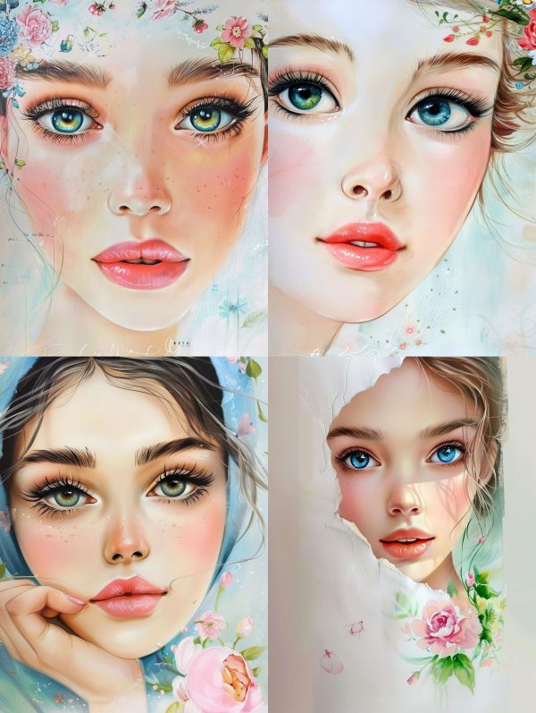 Floral Ethereal Gaze