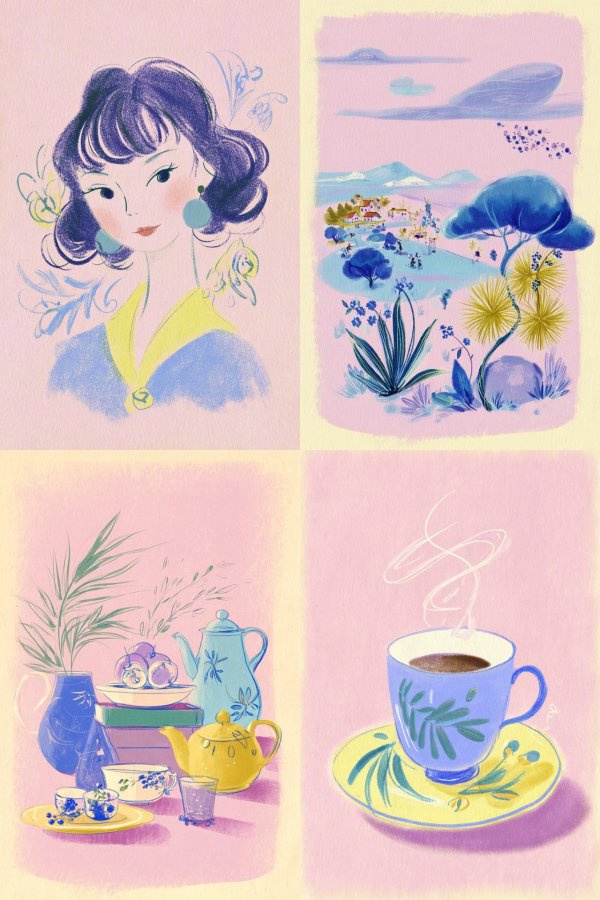 Pastel Vintage Charm