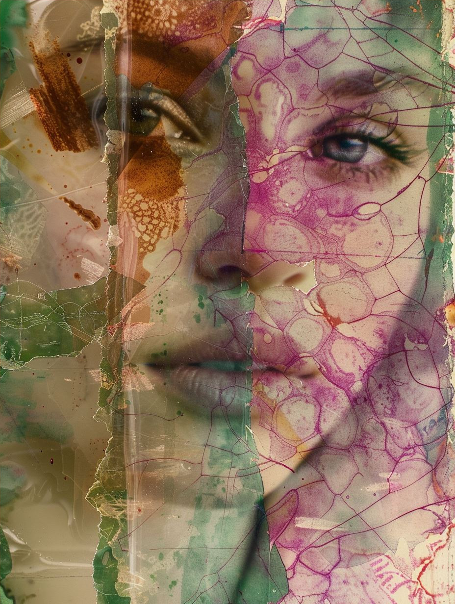 Fragmented Soul in Watercolor