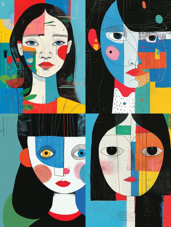 Fragmented Soul Portrait