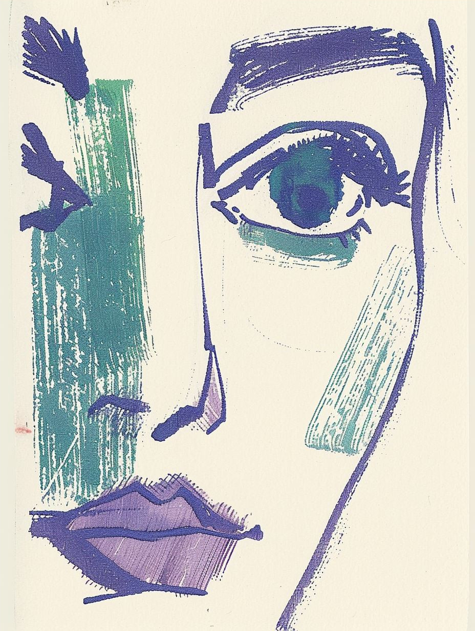 Noir Ink Portrait Contrast