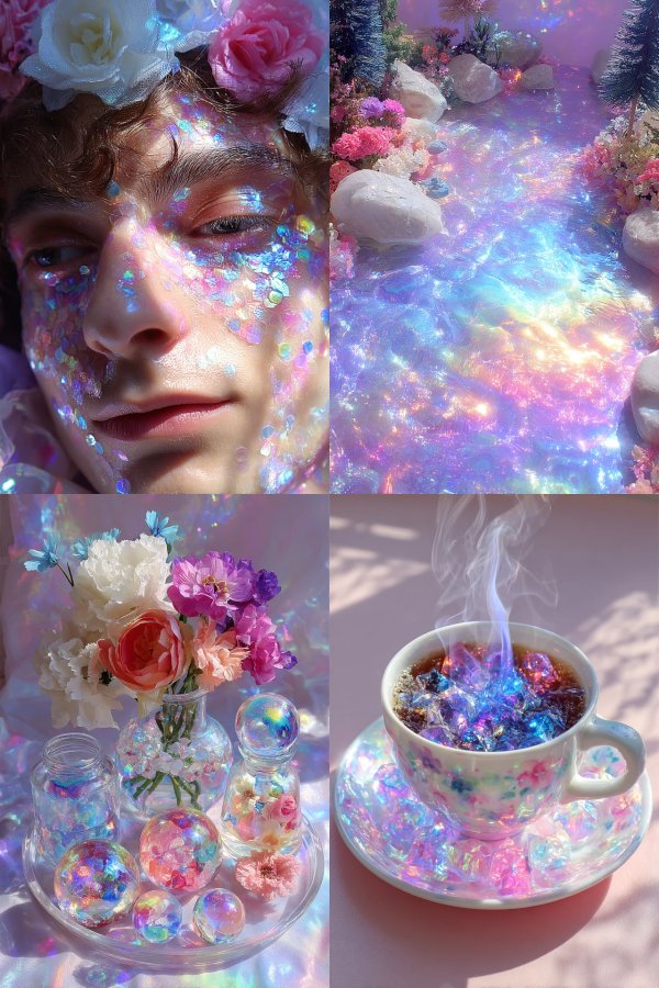 Prismatic Floral Dream