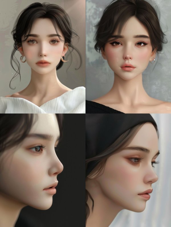 Ethereal Porcelain Beauty