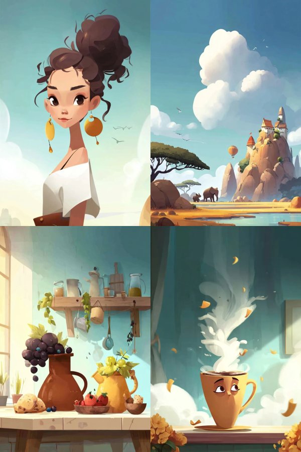 Sunlit Stylized Portrait