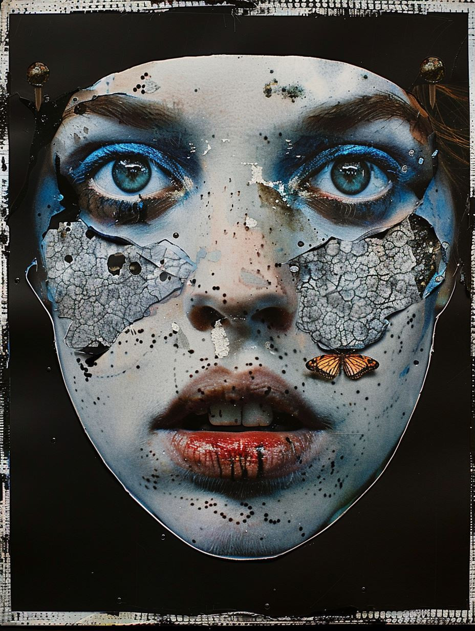 Fragmented Soul Surrealist Portrait