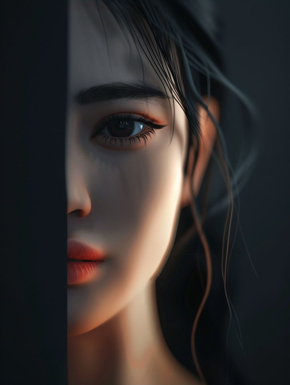 Ethereal Glow Hyper-Realistic Portrait